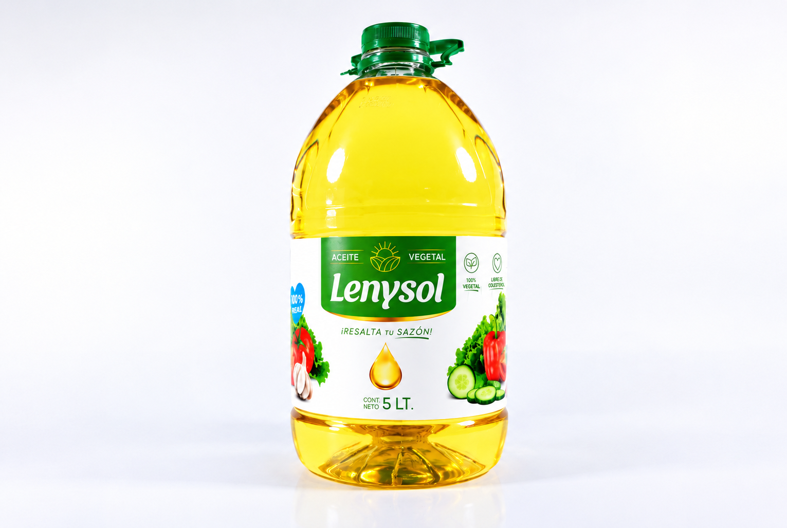 Aceite Vegetal Lenysol PET 5 L